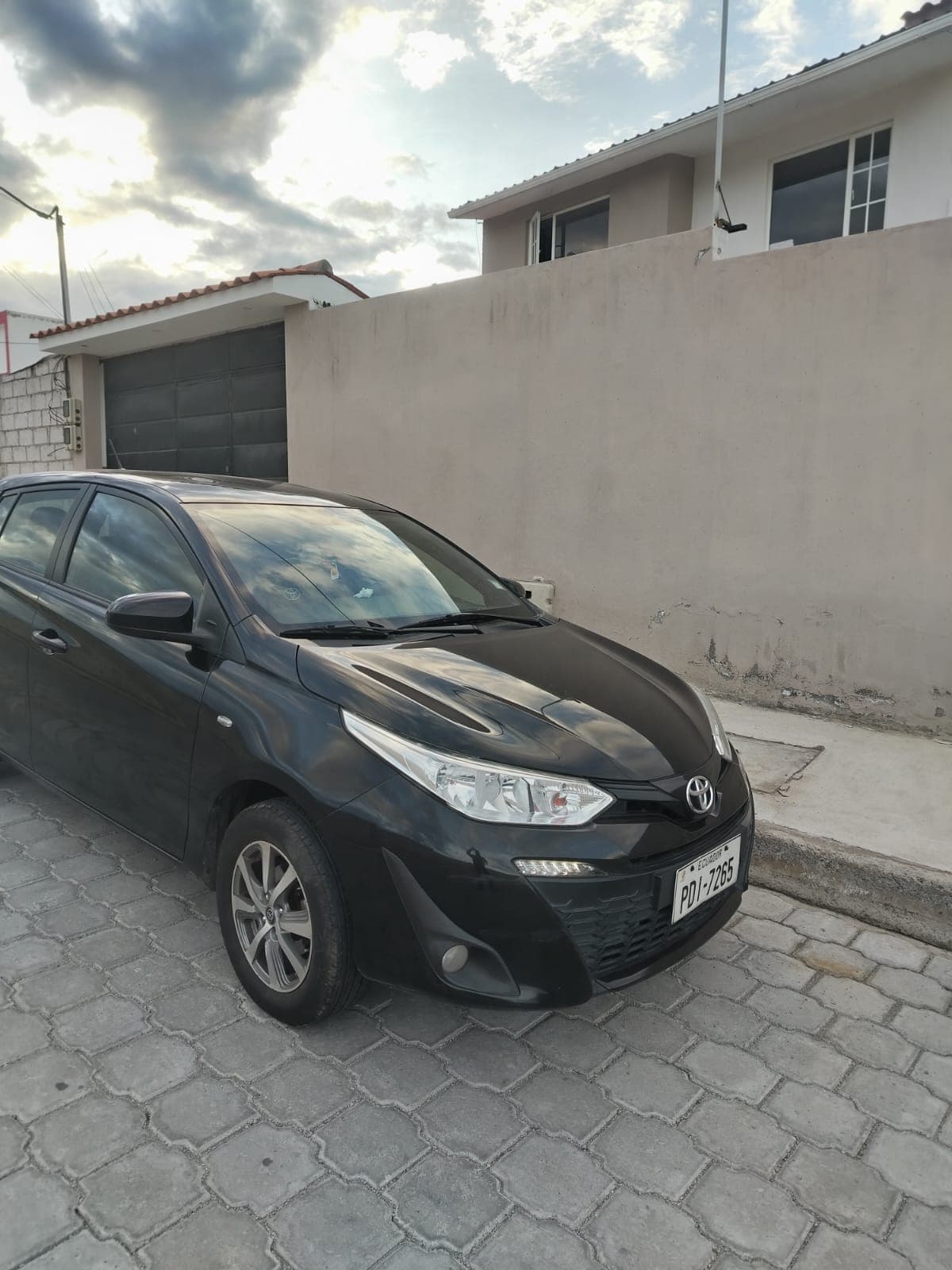 Vista del carro Particular